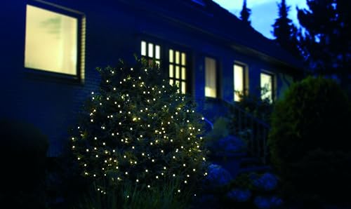 Star-Max LED Lichternetz 3,2x1,5m - 160 warmweiße LEDs, Timer, 5m Zuleitung, Outdoor-tauglich von Star-Max