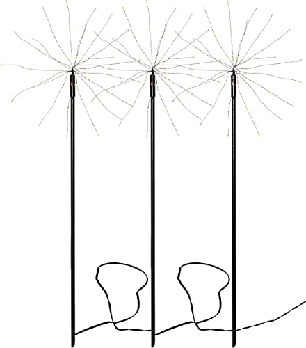 LED-Dekostab 'Firework Outdoor', 3er Set, 65x200cm von Star