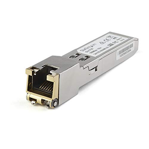 StarTech.com Transceiver Modul (SFP Module, 10/100/1000Base-TX Juniper kompatibel, Kupfer, RJ-45 Kupfer) von StarTech.com