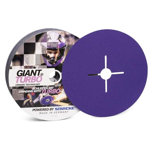 Fiberscheibe | 084W | GIANT TURBO | 180mm Verkaufseinheit 25 Stück, Größe Körnung 36 von Starcke