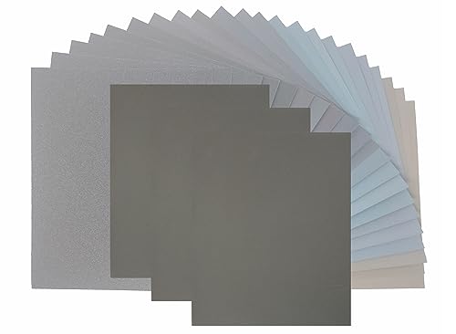 Nassschleifpapier Starcke Matador Schleifpapier Latexpapier Wasserschleifpapier Nass/Trockenschleifpapier Bögen 230 x 280 mm Körnung 60 bis 7000 Holzschleifen Kunststoffschleifen K 3000 3 Bögen von Starcke