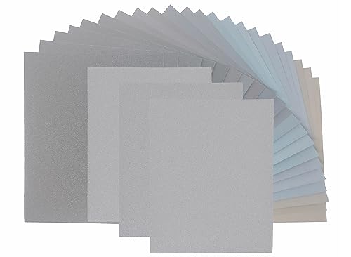 Nassschleifpapier Starcke Matador Schleifpapier Latexpapier Wasserschleifpapier Nass/Trockenschleifpapier Bögen 230 x 280 mm Körnung 60 bis 7000 Holzschleifen Kunststoffschleifen K 80 6 Bögen von Starcke