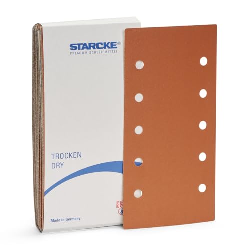 Schleifstreifen | 542 | 115x228 mm Verkaufseinheit 50 Stück, Größe Körnung 100 von Starcke