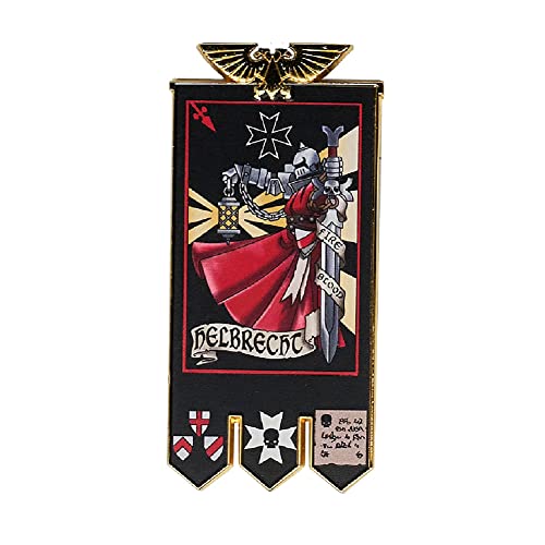 Starforged Space Marines Chapter Banner Collection Kühlschrankmagnet Warhammer 40K Black Templer von Starforged