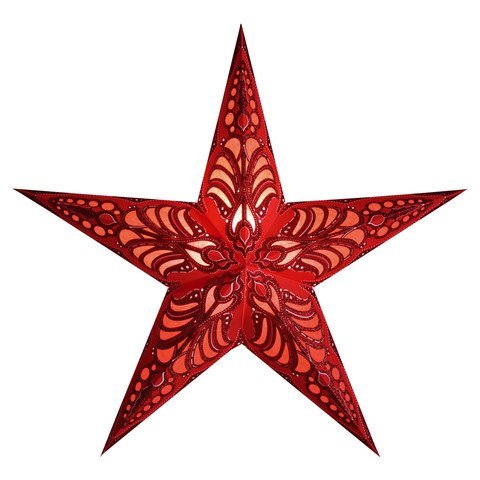 starlightz "geeta red", original Papierstern von earth friendly, 60 cm von Starlightz