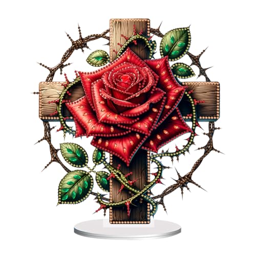 Starnearby DIY Diamond Painting Kreuz Deko, 5D Diamant Painting Tisch Deko, Diamant Malerei Kunst Set, Ornamente Geschenke für Anfänger Hausgeschenk Deko für Familie Starnearby DIY Diamond Painting Kreuz Deko, 5D Diamant Painting Tisch Deko, Diamant Malerei Kunst Set, Ornamente Geschenke für Anfänger Hausgeschenk Deko für Familie von Starnearby
