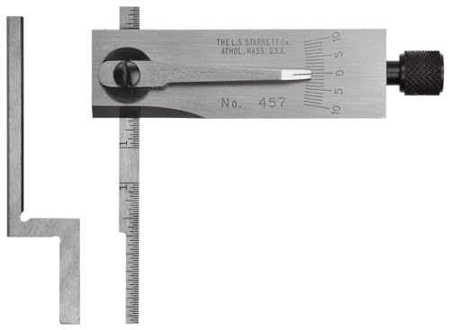 Starrett 457 C Verbesserte diemakers 'quadratisch mit gerade und Offset Klingen, 10–0-10 Grad eckig Serie von Starrett