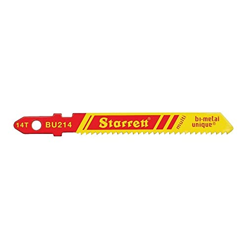 Starrett Mehrzweck-Stichsägeblätter - 5 Stück BU214-5 Bimetall-Sägeblattsatz für Holz, Metall und Kunststoff - Kompatibel mit Bosch Dewalt Hitachi Festool Milwaukee von Starrett