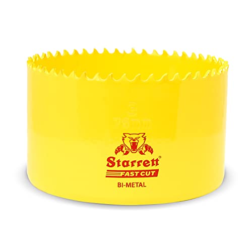 Starrett HSS Bi-Metall-Lochsäge - FCH0300 schnell geschnittene extra Kobalt-Lochsäge - für rostfreies Blech Holz Kunststoff verschiedene Materialien - 76mm von Starrett