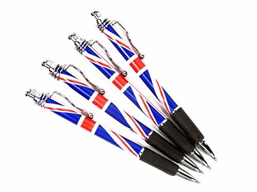 Tintenroller Union Jack 4er Set Kugelschreiber London Souvenir Sammlerstück von Stationeries