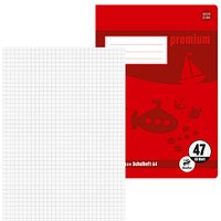 Staufen® Schulheft Premium 7mm Lineatur 47 kariert DIN A4 ohne Rand, 16 Blatt von Staufen®