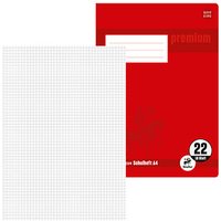 Staufen® Schulheft Premium Lineatur 22 kariert DIN A4 ohne Rand, 16 Blatt von Staufen®