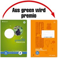 Staufen® Schulheft green Lineatur 2 liniert DIN A4 ohne Rand, 16 Blatt von Staufen®