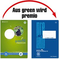 Staufen® Schulheft green Lineatur 21 liniert DIN A4 ohne Rand, 16 Blatt von Staufen®