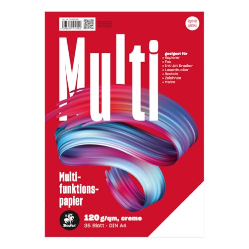 Staufen Style Multifunktions Papier, DIN A4, 120 g/m², Farbe creme - 2 Pack mit je 35 Blatt von Staufen