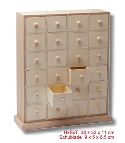 Stefan Hegelein WEIHNACHTSKALENDER Holz 24 Schubladen 38x32x11cm Stefan Hegelein WEIHNACHTSKALENDER Holz 24 Schubladen 38x32x11cm von Stefan Hegelein