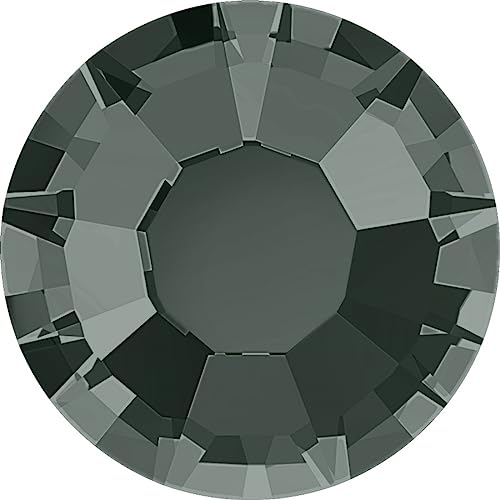 Stellux® Kristalle A293 ohne Kleber SS06 (ca. 2.0mm) 100 Stück Black Diamond von Stellux