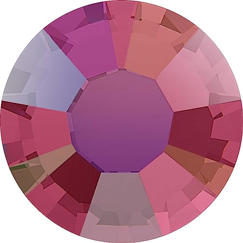 Stellux® Kristalle A293 ohne Kleber SS20 (ca. 4.7mm) 100 Stück Deep Pink Ab von Stellux