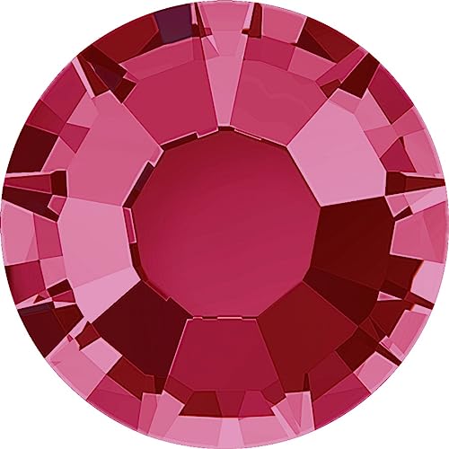 Stellux® Kristalle A293 ohne Kleber SS20 (ca. 4.7mm) 100 Stück Deep Pink von Stellux