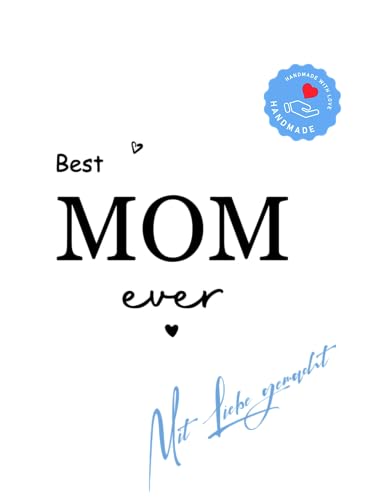 Stempel - Motivstempel - Best MOM ever - Mit Herzen von Stempeltraum