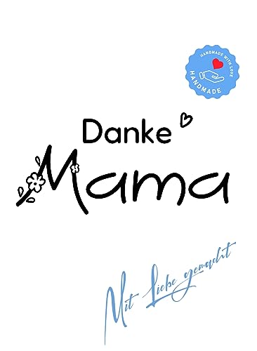 Stempel Motivstempel Muttertag Danke Mama für Karten Geschenkanhänger Geschenke Scrapbook von Stempeltraum