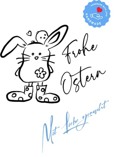 Stempel - Motivstempel - Ostern - Küken - Frohe Ostern von Stempeltraum