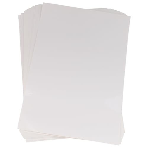 Steowsey 50 Blatt A4 Selbst Klebendes Wasserdichtes Aufkleber Etikett Hoch Glanz Papier für Inkjet Drucker Kopierer Steowsey 50 Blatt A4 Selbst Klebendes Wasserdichtes Aufkleber Etikett Hoch Glanz Papier für Inkjet Drucker Kopierer von Steowsey