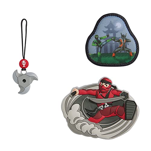 Step by Step Magic MAGS Ninja Yuma, grau-rot, 3-teilig, 2 Magnet-Applikationen und 1 Anhänger, Ergänzung für Schulranzen oder Vorschulrucksack Step by Step Magic MAGS Ninja Yuma, grau-rot, 3-teilig, 2 Magnet-Applikationen und 1 Anhänger, Ergänzung für Schulranzen oder Vorschulrucksack von Step by Step