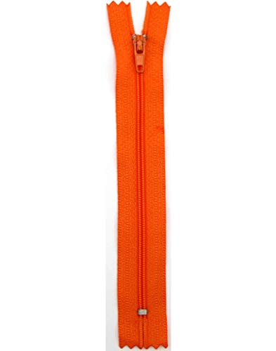 Stephanoise Reißverschluß, Kunststoff, Mandarine, Kleider, Zipper, nähen, Spiral, 1 Stück (30cm) von Stephanoise