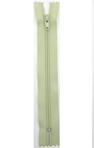 Stephanoise Reißverschluß, Kunststoff, pastellgrün, Kleider, Zipper, nähen, Spiral, 1 Stück (15cm) von Stephanoise