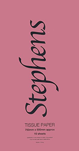 Stephens 750 x 500 mm Seidenpapier – Pink von Stephens