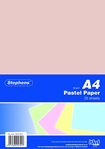 Stephens Farbiges Pastellpapier, 10 Stück von Stephens