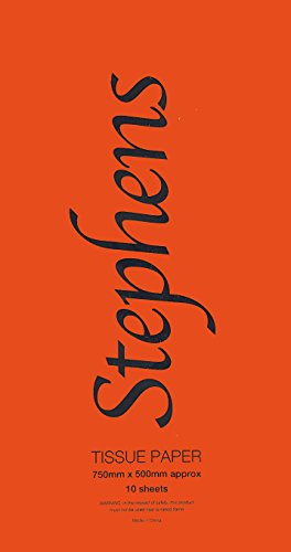 Stephens Seidenpapier, 750 x 500 mm orange von Stephens