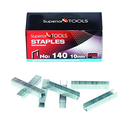 Superior Tools by Seco Galvanised Staples 140/10 (Box of 5000) von Stewart Superior