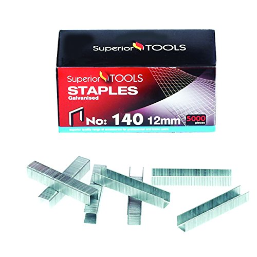 Superior Tools by Seco Galvanised Staples 140/12 (Box of 5000) von Stewart Superior