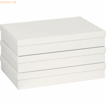 3 x Stewo Geschenkbox 23,5x33x6cm A4 One Colour beige von Stewo