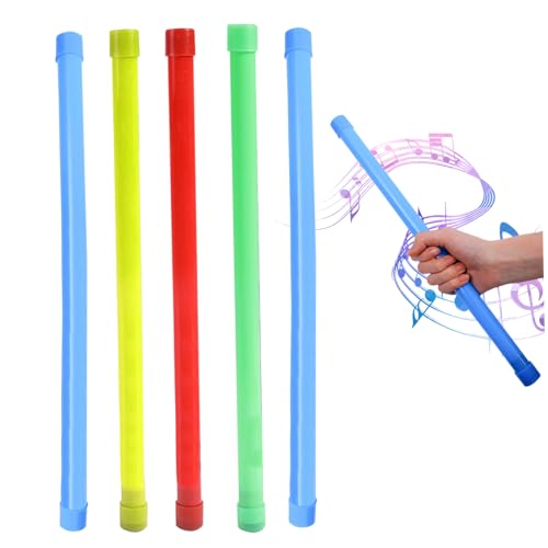 Groan Tube, 5pcs 15,9 -Zoll -Geräuschhersteller Spielzeug lustiger Kichern Stick Plastik -Soundrohr -Party Favor sensorische Bubble -Röhre für Kinder und Erwachsene zufällige Farbstil von Stibzeup