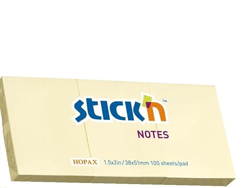 Stick N Pastell Sticky Note – Gelb – parent 38x51mm von Stick'n