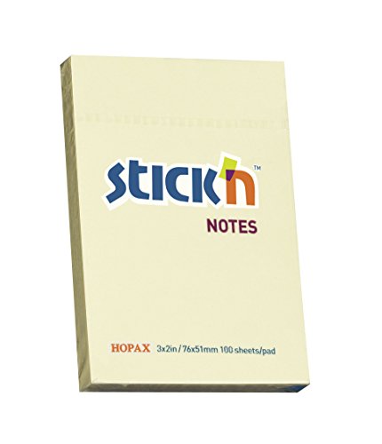 Stick N Pastell Sticky Note – Gelb – parent 76x51mm von Stick'n