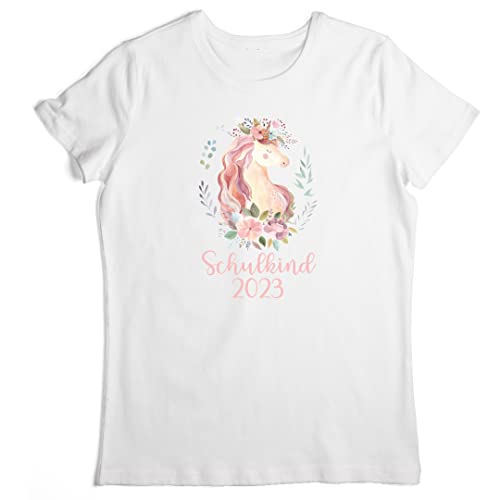 Bügelbild Schulkindshirt - Lovely Unicorn - Aufbügelbild Kinder von Stick & Style