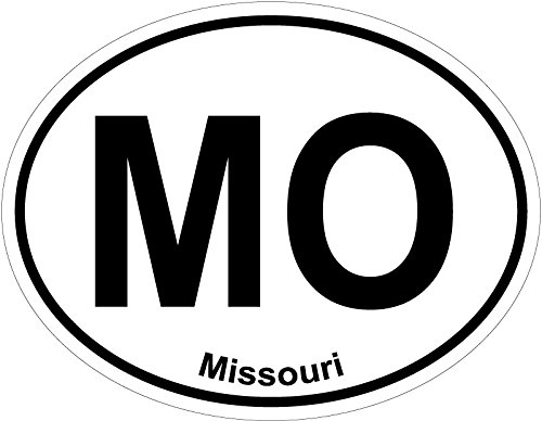 Oval (Missouri); State Bumper Sticker von Sticker Merchant