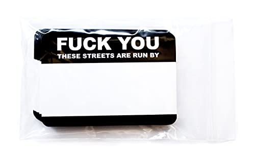 FUCK YOU - these streets are run by... Stickerpack von Sticker Ticker