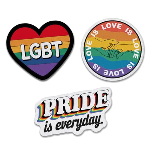 Stickerblend LGBT Patches - Lustige & Ästhetische Applikationen für Rucksäcke, T-Shirts & Accessoires von Stickerblend