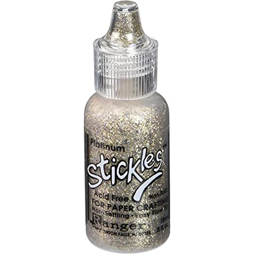 Stickles Glitter Klebstoffen Ranger Industries Stickles aus Keramik, Platin von Ranger