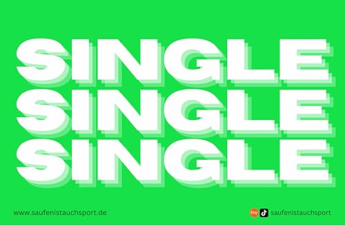 100x Single Sticker/Malle Aufkleber/Festival Sticker/Party Sticker/Sauf Sticker/Party/Flirten/Bier Sticker/Sauf Sticker/Saufen/Flirt Sticker (100) von StickyMemes030