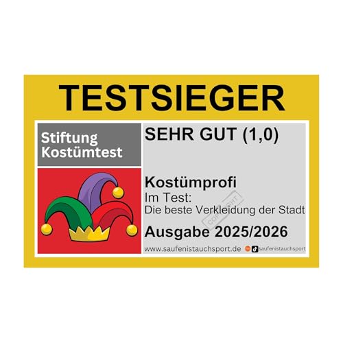 Testsieger Kostümprofi/Malle Aufkleber/Party Sticker/Sauf Sticker/Party/Flirten/Bier Sticker/Sauf Sticker/Saufen/Karneval Sticker/Festival Sticker/Fastelovend Sticker (100) von StickyMemes030