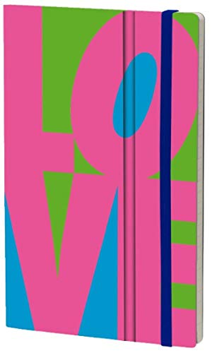 Stifflex Premium FLUO LOVE - FUCHSIA Notizbuch / 13 x 21 cm /M A5/ Klassisches Notebook Journal Tagebuch Täglichen Notizblock/Hardcover und Elastisch/FSC Zertifiziert von Stifflexible