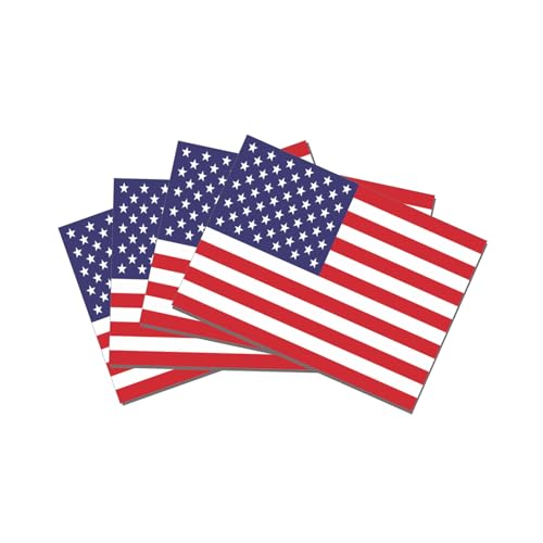 50 Stück - USA - Aufkleber - Sticker - Stars and Stripes - Flag - Flagge - Fahne - Banner - DinA8-7cm x 4cm von StigmaSticker