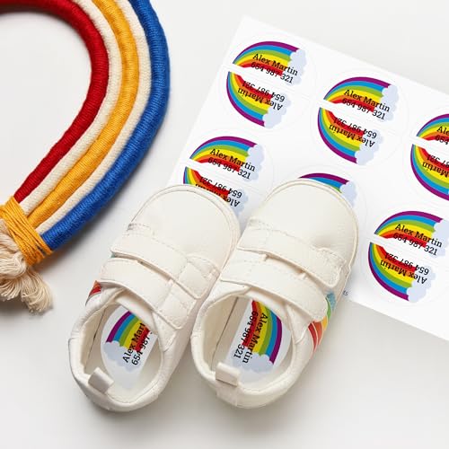 48 Schuhetiketten rechts und links, personalisierbar, mit Namen, rechts/links, für Schuhe für Kinder Stikets von Stikets