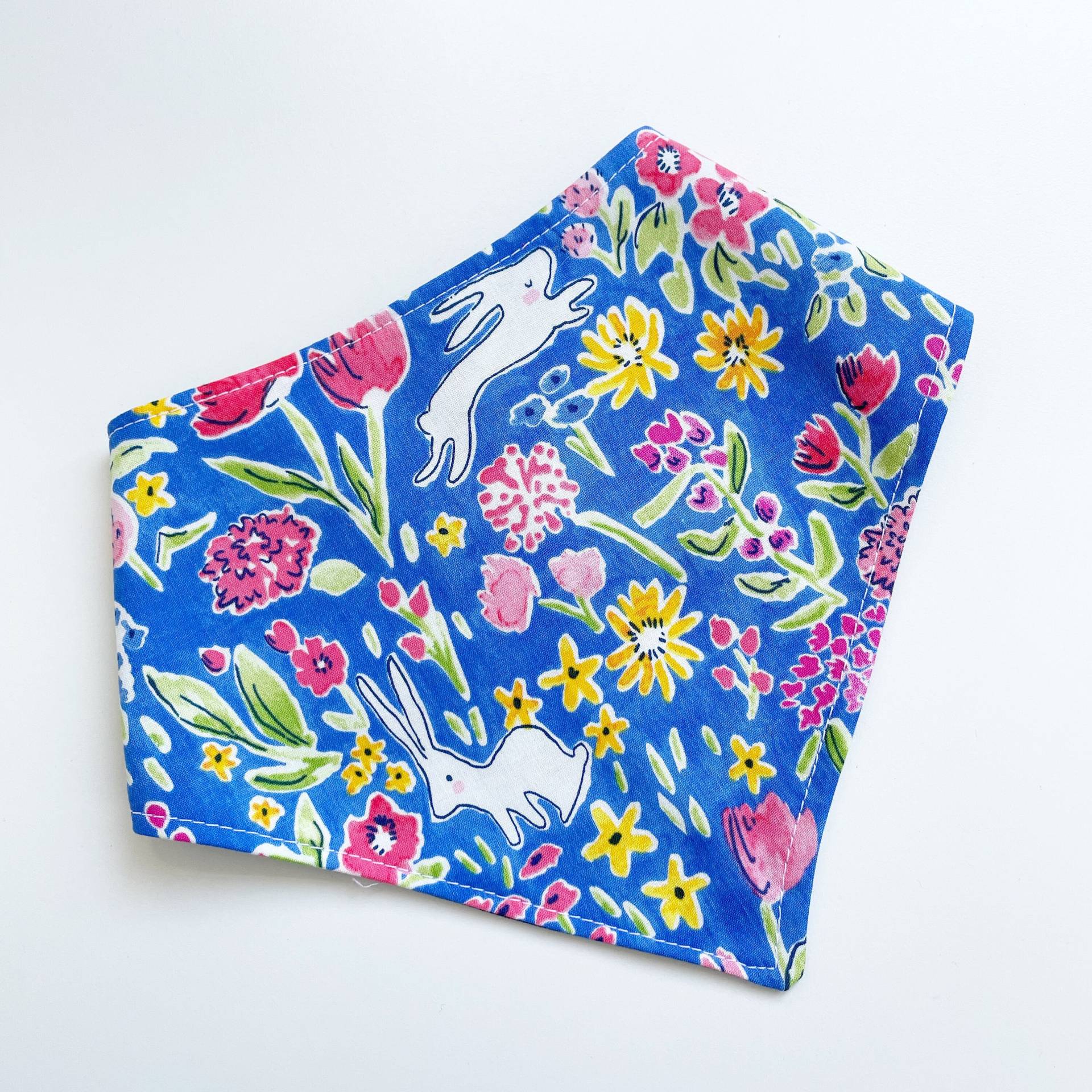 Handgemachtes Bandana Lätzchen - Sabber Baby Sarah Jane Sommer von Stitcharmony